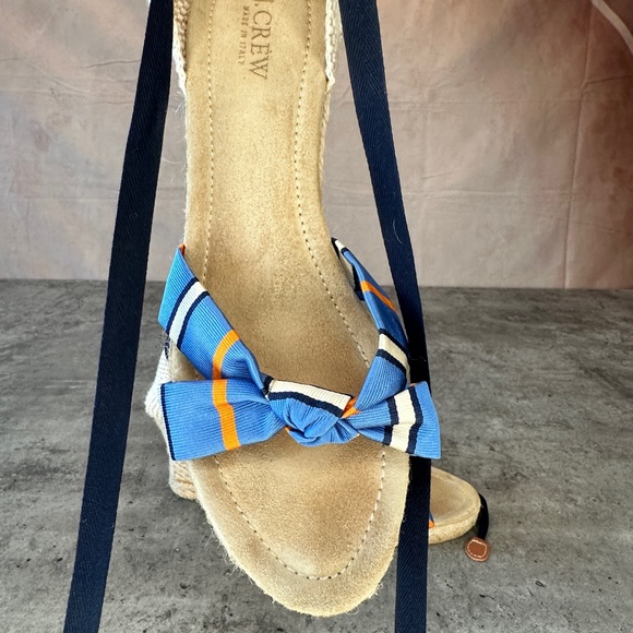 3. J Crew stripped sandals - Picture 7 of 10